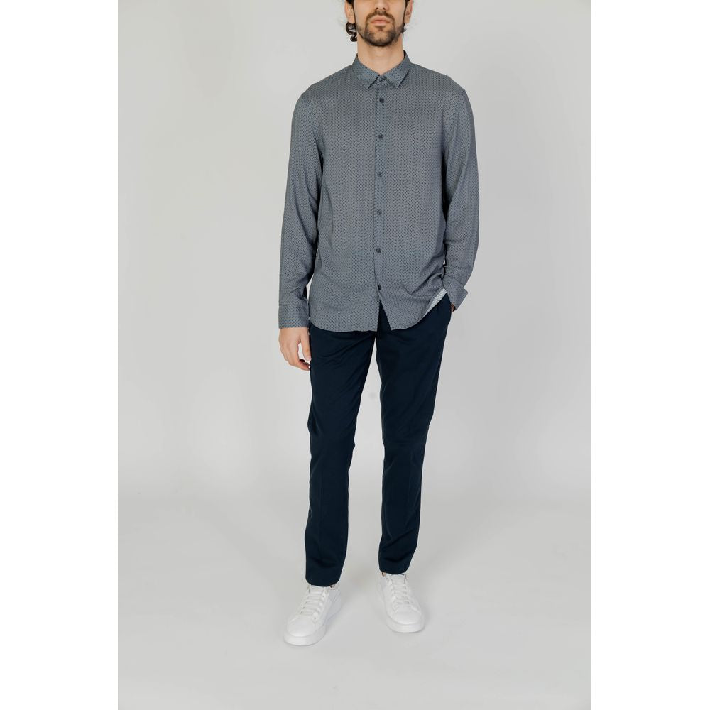 Chemise en viscose grise Armani Exchange