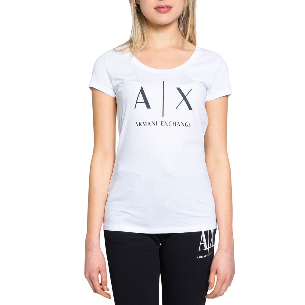 Tops et T-shirt en coton blanc Armani Exchange