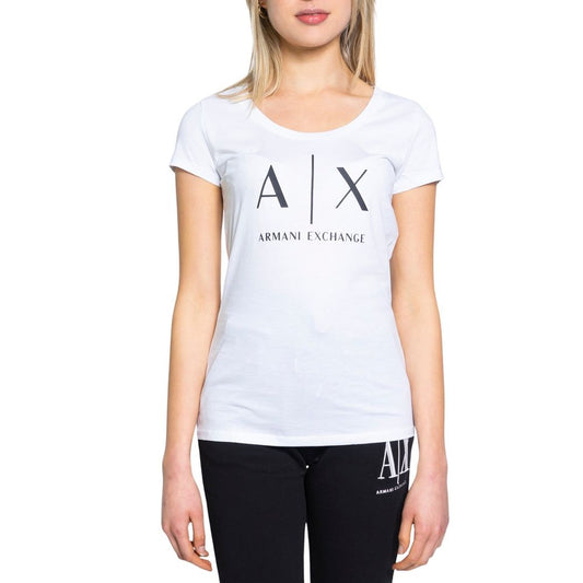 Tops et T-shirt en coton blanc Armani Exchange