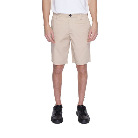 Armani Exchange Short en Coton Beige
