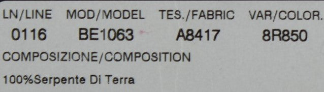 Cintura con fibbia argentata in pelle di serpente a pois rosa