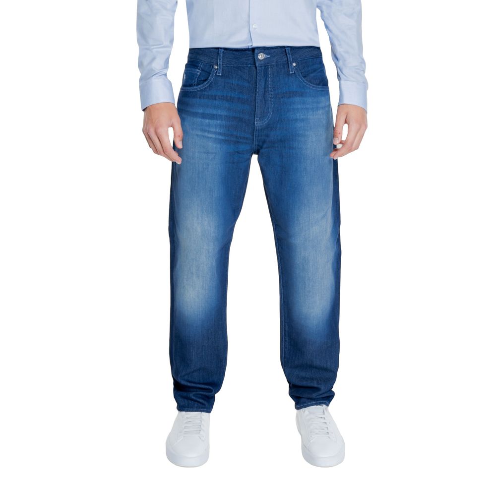 Jeans e pantaloni in cotone blu Armani Exchange