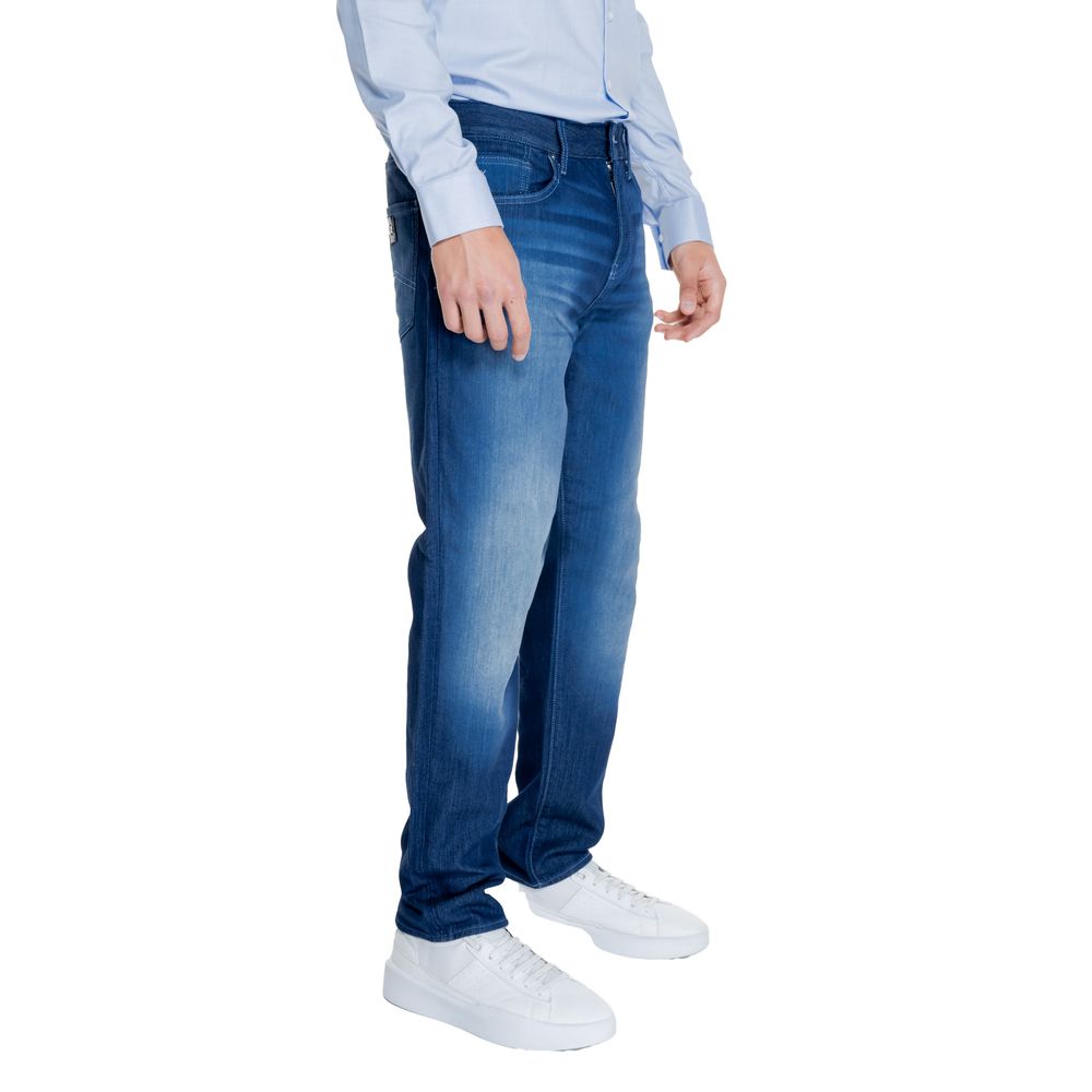 Jeans e pantaloni in cotone blu Armani Exchange
