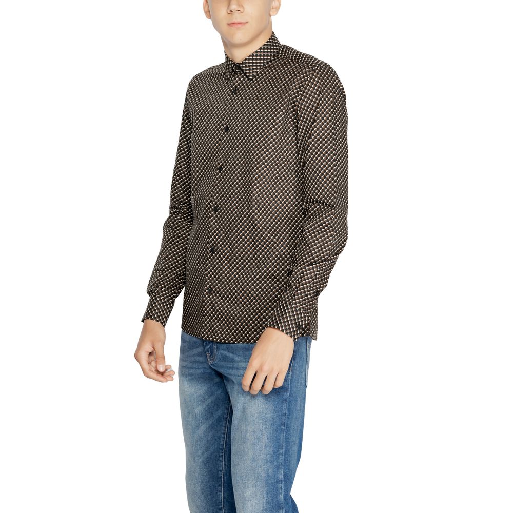 Antony Morato, Braunes Baumwollhemd