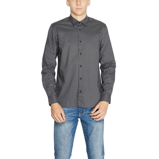 Chemise en coton grise Antony Morato
