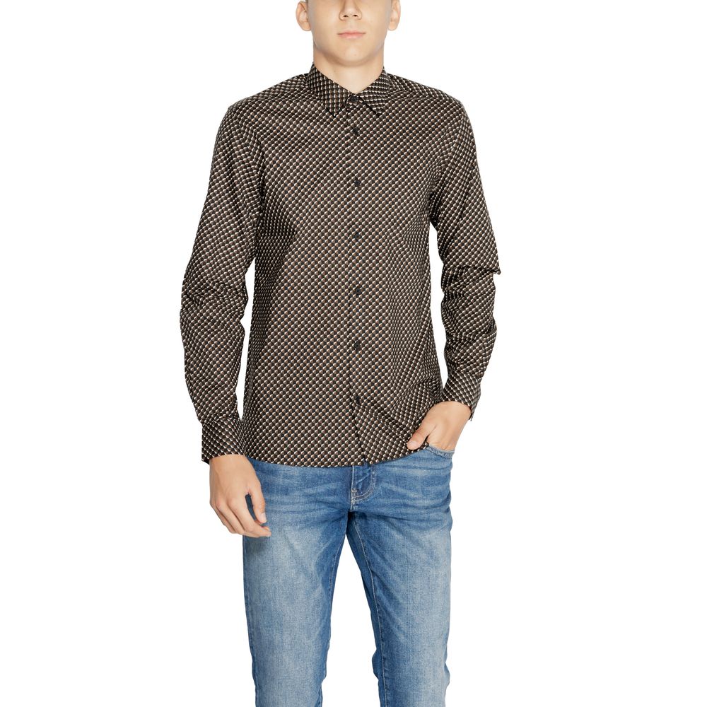 Antony Morato, Braunes Baumwollhemd