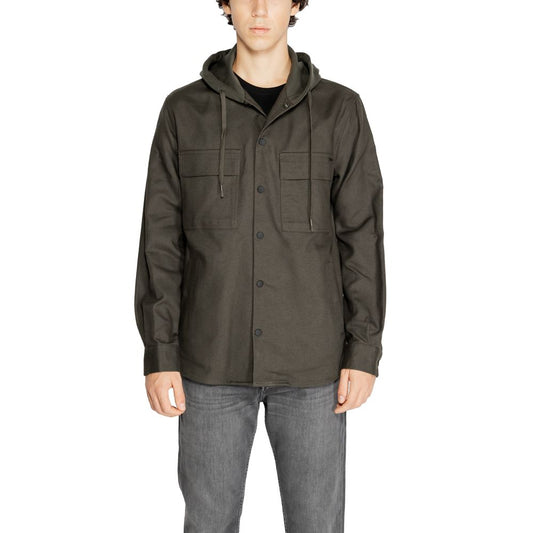 Chemise en coton vert Antony Morato