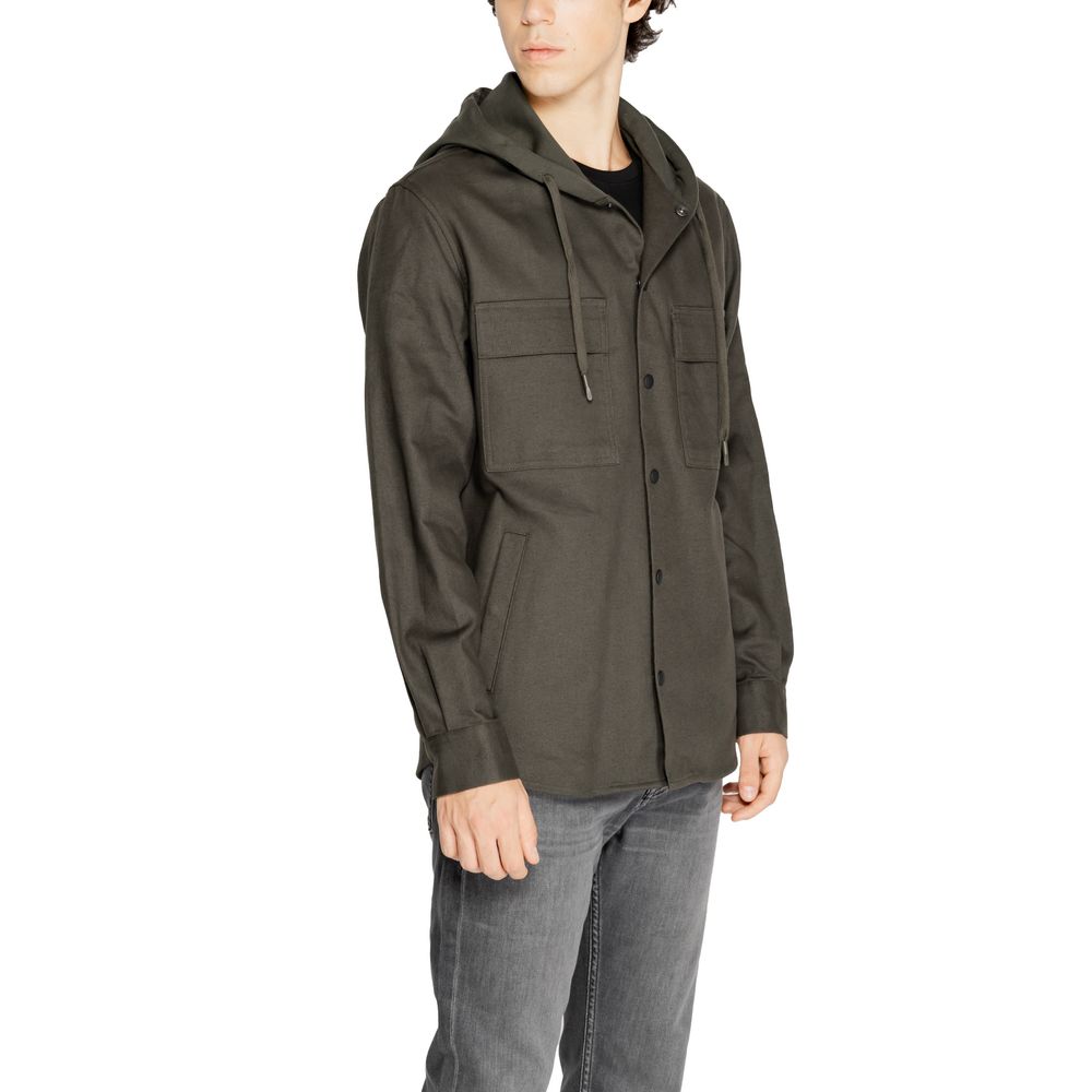 Chemise en coton vert Antony Morato