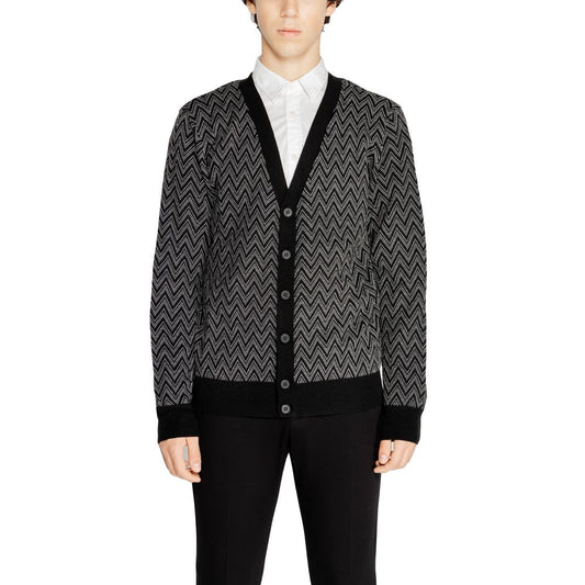 Cardigan in Mohair Nero Antony Morato