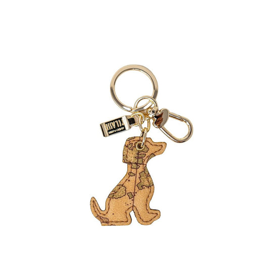 Porte-clés en cuir beige Alviero Martini Prima Classe