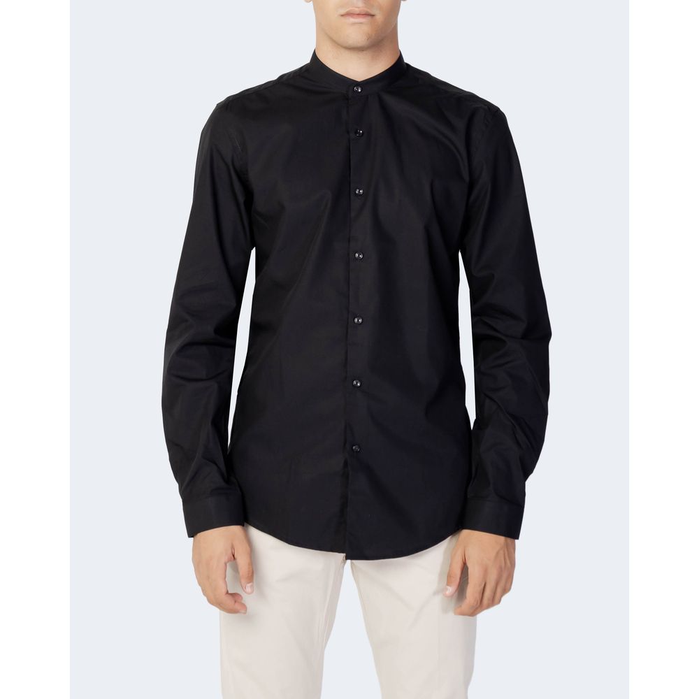 Schwarzes Baumwollhemd von Antony Morato