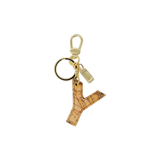 Portachiavi in pelle sintetica beige Alviero Martini Prima Classe