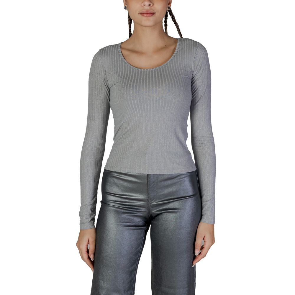 Vero Moda Silver Polyester Polyester Tops & T-Shirt