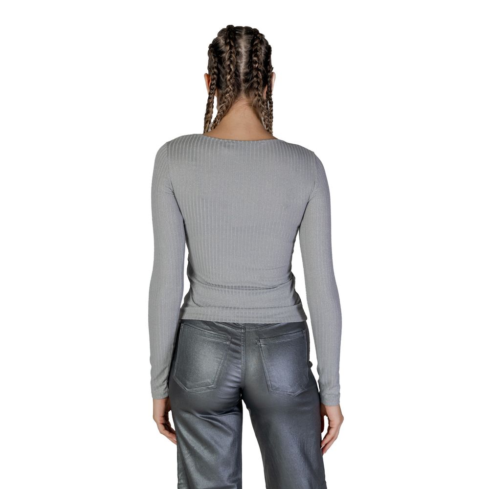 Vero Moda Silver Polyester Polyester Tops & T-Shirt