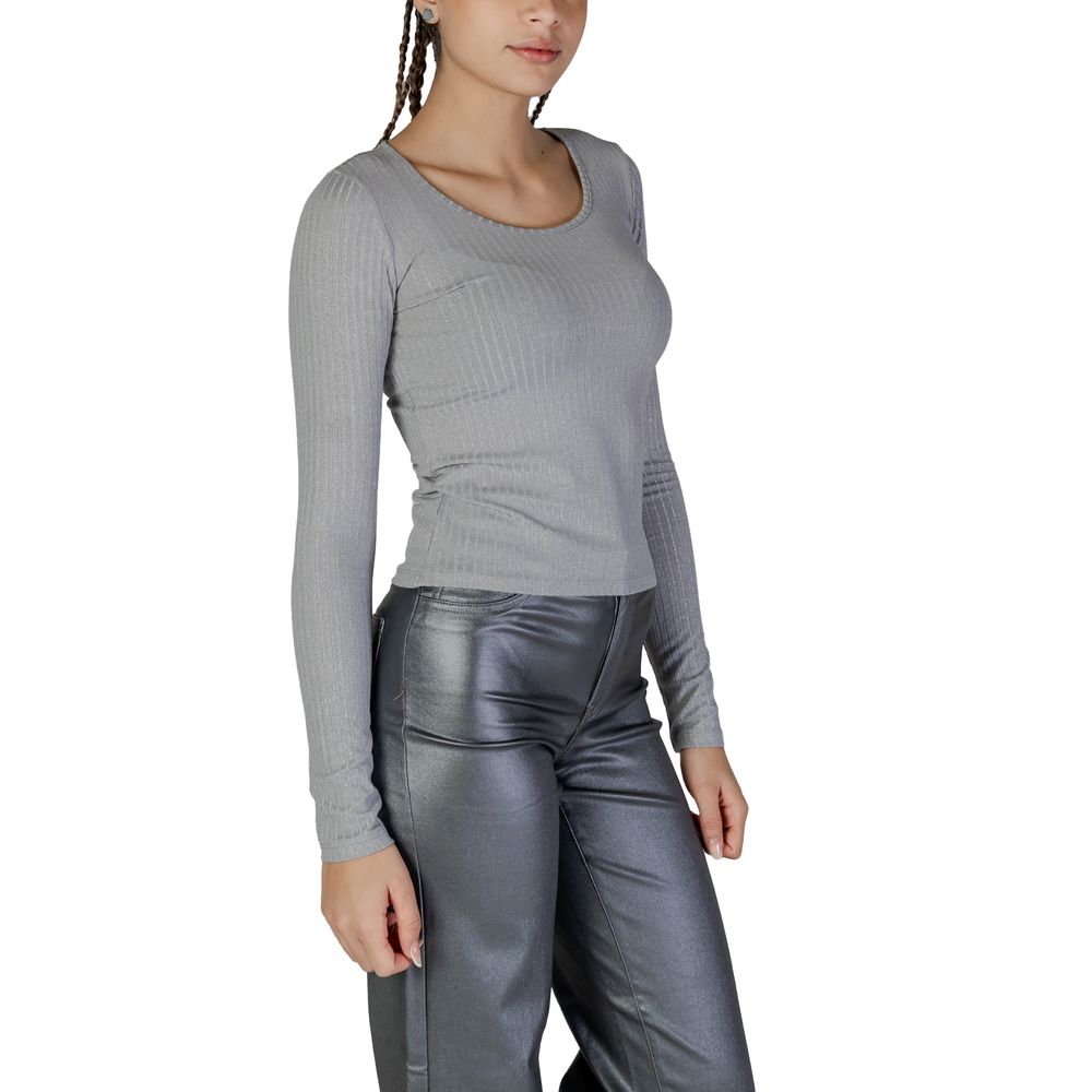 Vero Moda Silver Polyester Polyester Tops & T-Shirt