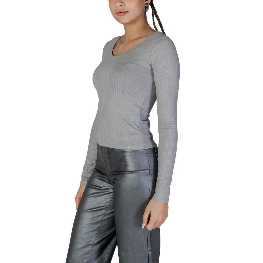 Vero Moda Silver Polyester Polyester Tops & T-Shirt