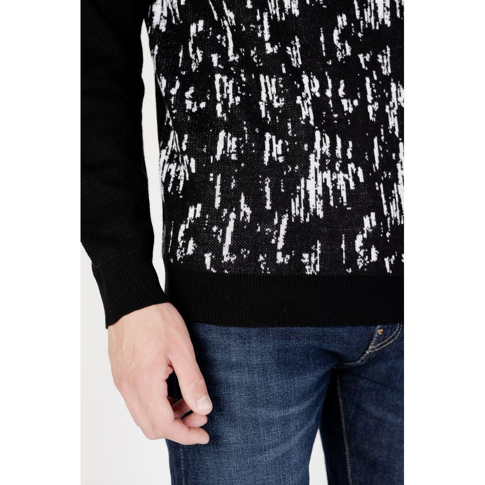Maglione Nero in Lana Antony Morato