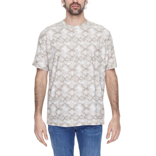 T-shirt in poliestere beige Antony Morato