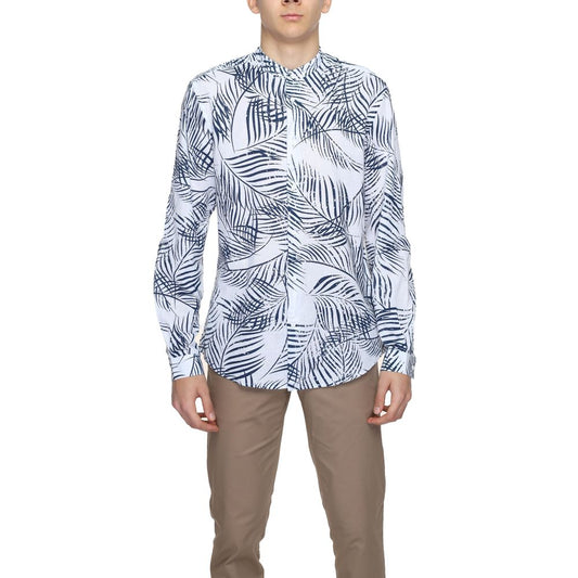 Camicia in Cotone Blu Antony Morato