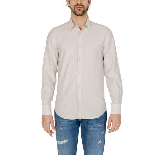 Camicia in Viscosa Beige Antony Morato