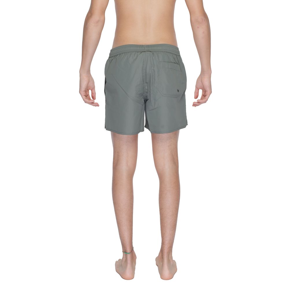 Emporio Armani Underwear Green Polyester Swimwear