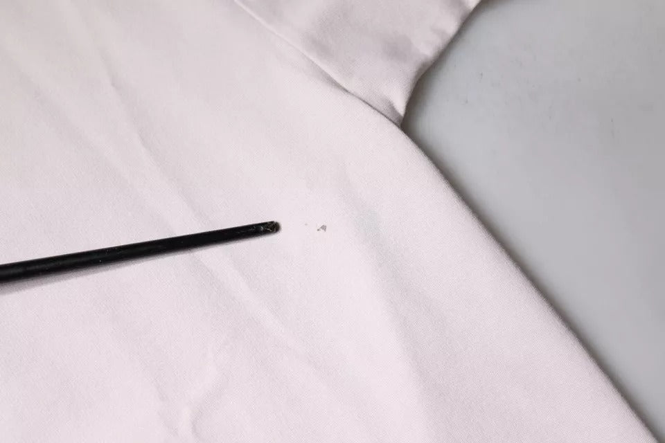 Dolce & Gabbana – Beiges T-Shirt aus Baumwollmischung mit Rundhalsausschnitt und Logo