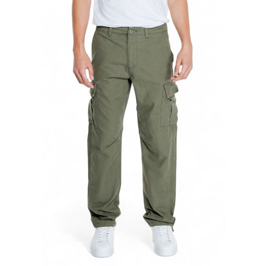 Jack Jones Green Cotton Pant