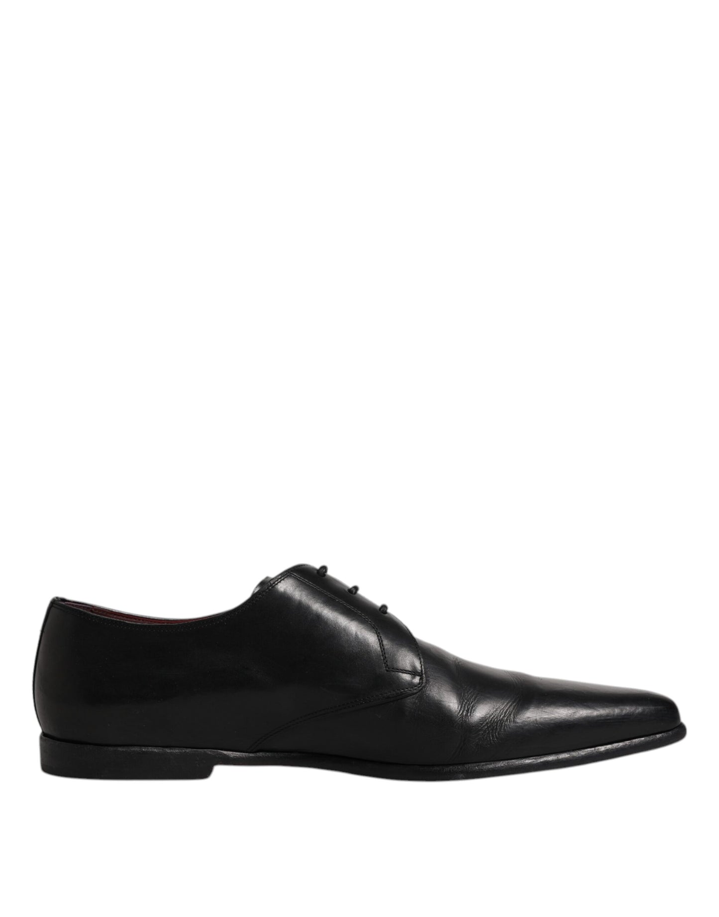 Dolce & Gabbana – Derby-Schuhe aus schwarzem Leder für Herren