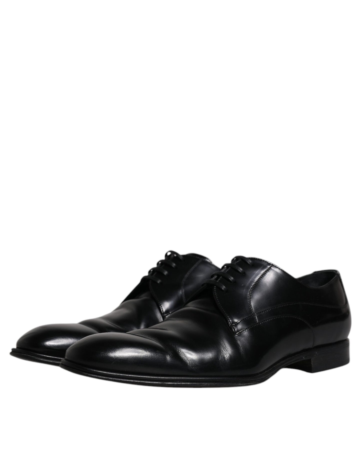Dolce & Gabbana – Formelle Derby-Schuhe aus schwarzem Leder für Herren