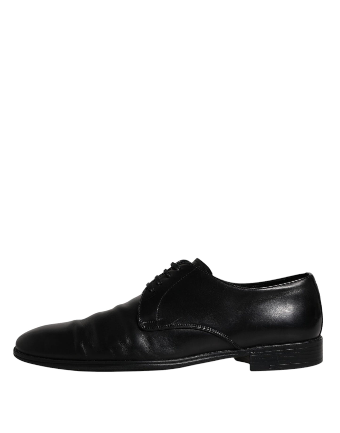 Dolce & Gabbana – Derby-Schuhe aus schwarzem Leder für Herren