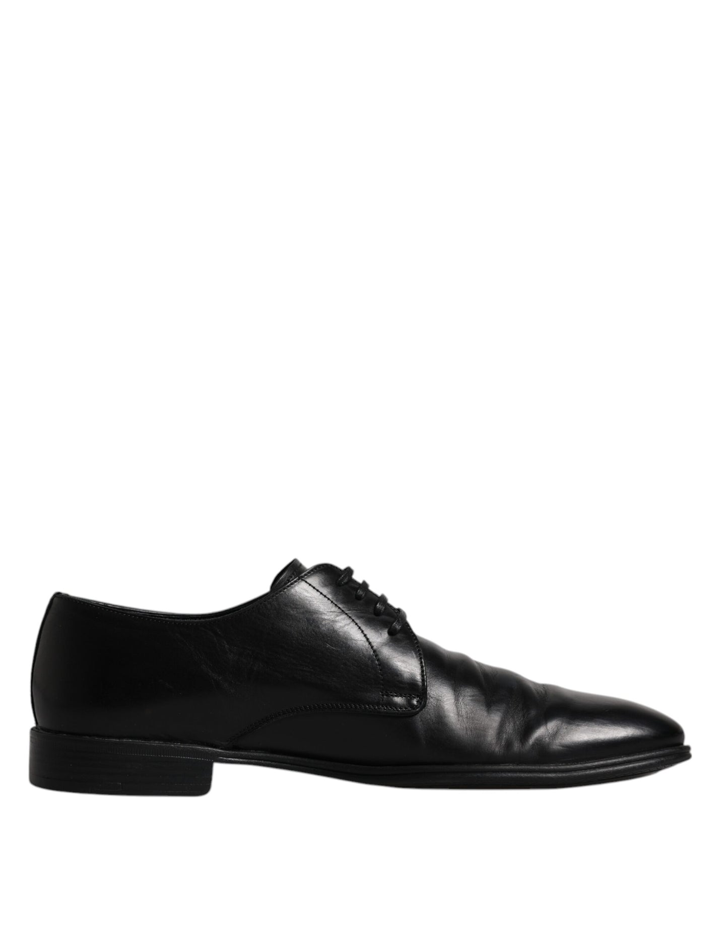 Dolce & Gabbana – Derby-Schuhe aus schwarzem Leder für Herren