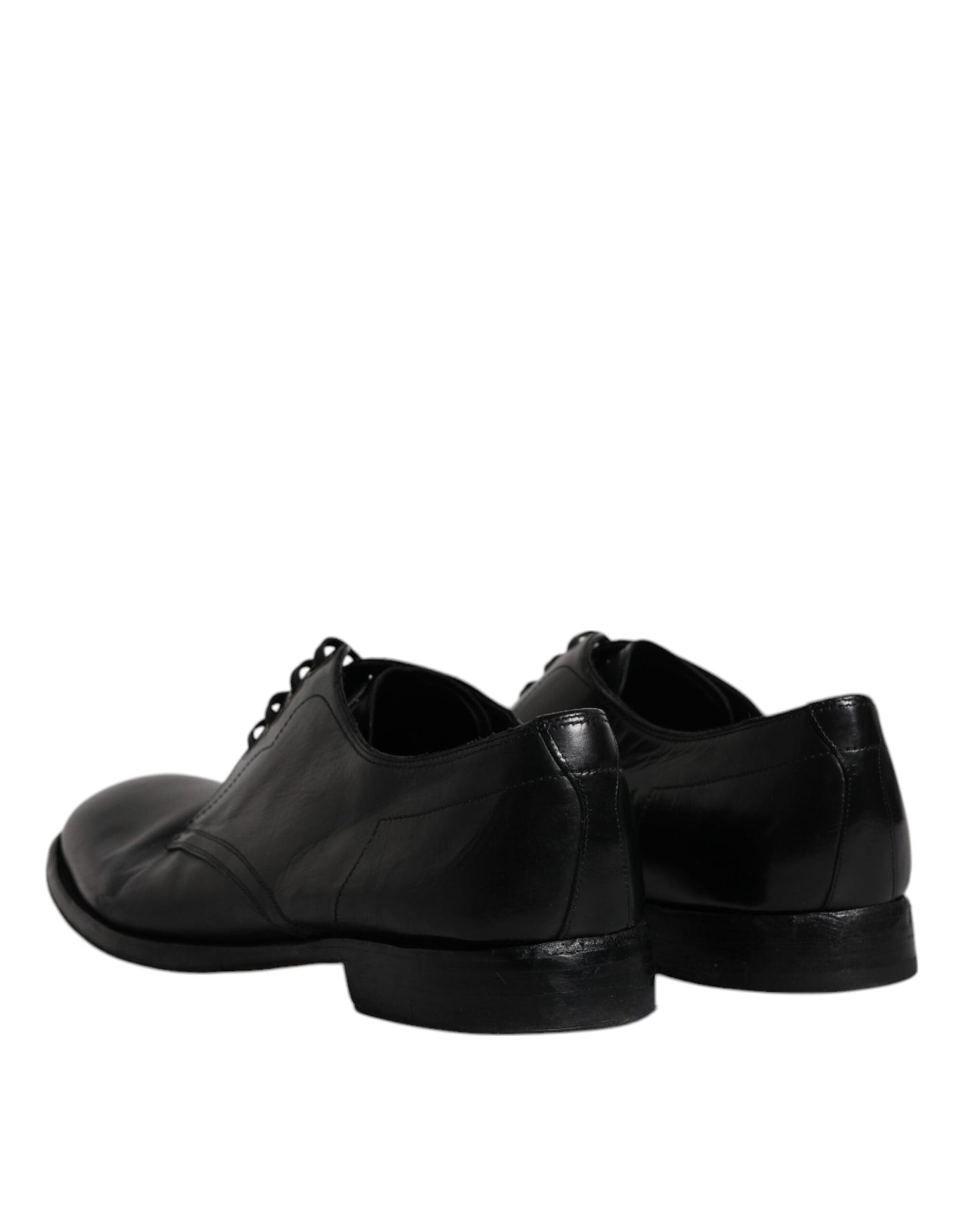 Dolce & Gabbana – Formelle Derby-Schuhe aus schwarzem Leder für Herren