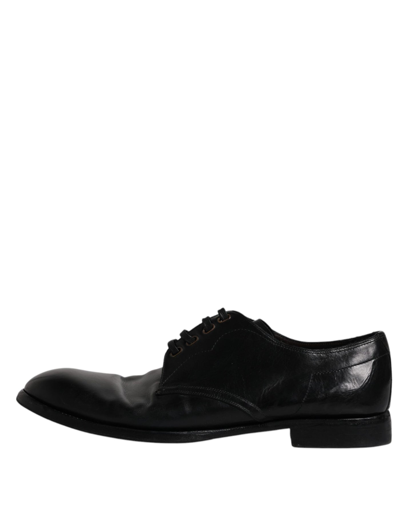 Dolce & Gabbana – Formelle Derby-Schuhe aus schwarzem Leder für Herren