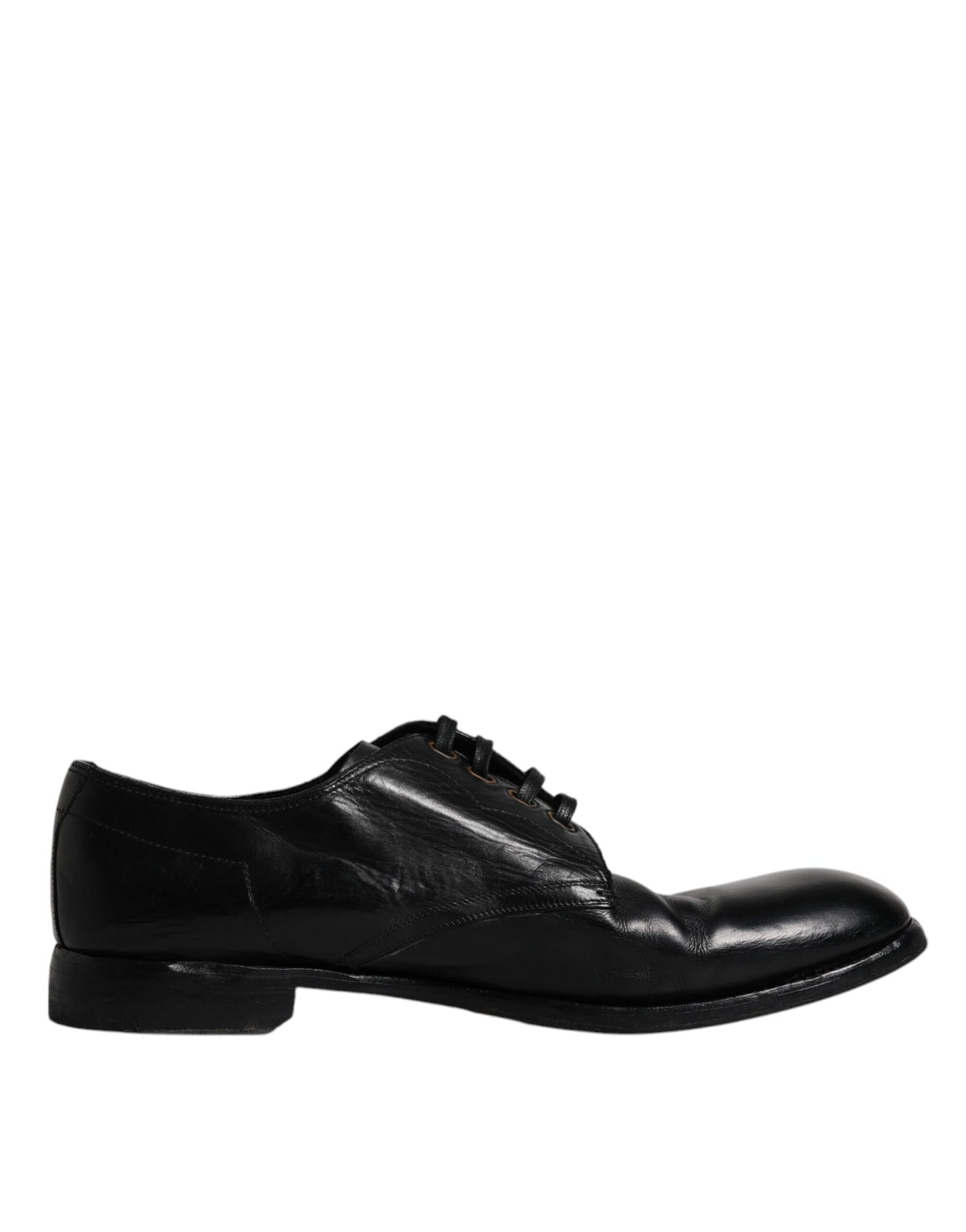 Dolce & Gabbana – Formelle Derby-Schuhe aus schwarzem Leder für Herren