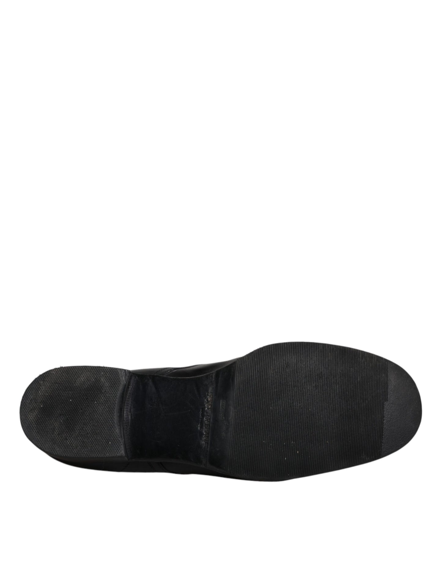 Dolce & Gabbana – Formelle Derby-Schuhe aus schwarzem Leder für Herren