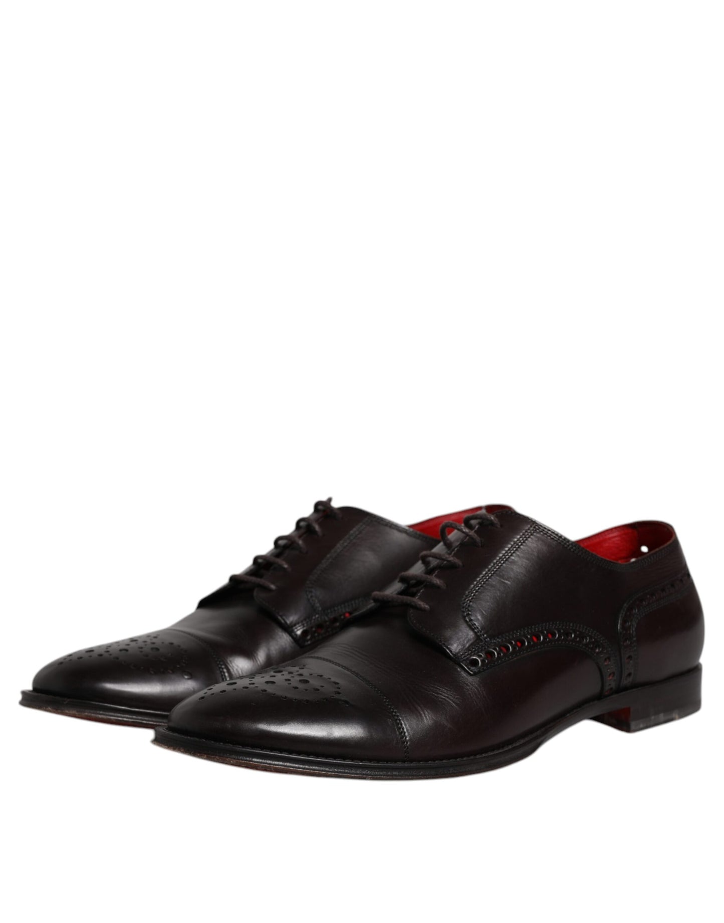 Dolce & Gabbana – Derby-Schuhe für Herren aus schwarzem Kalbsleder