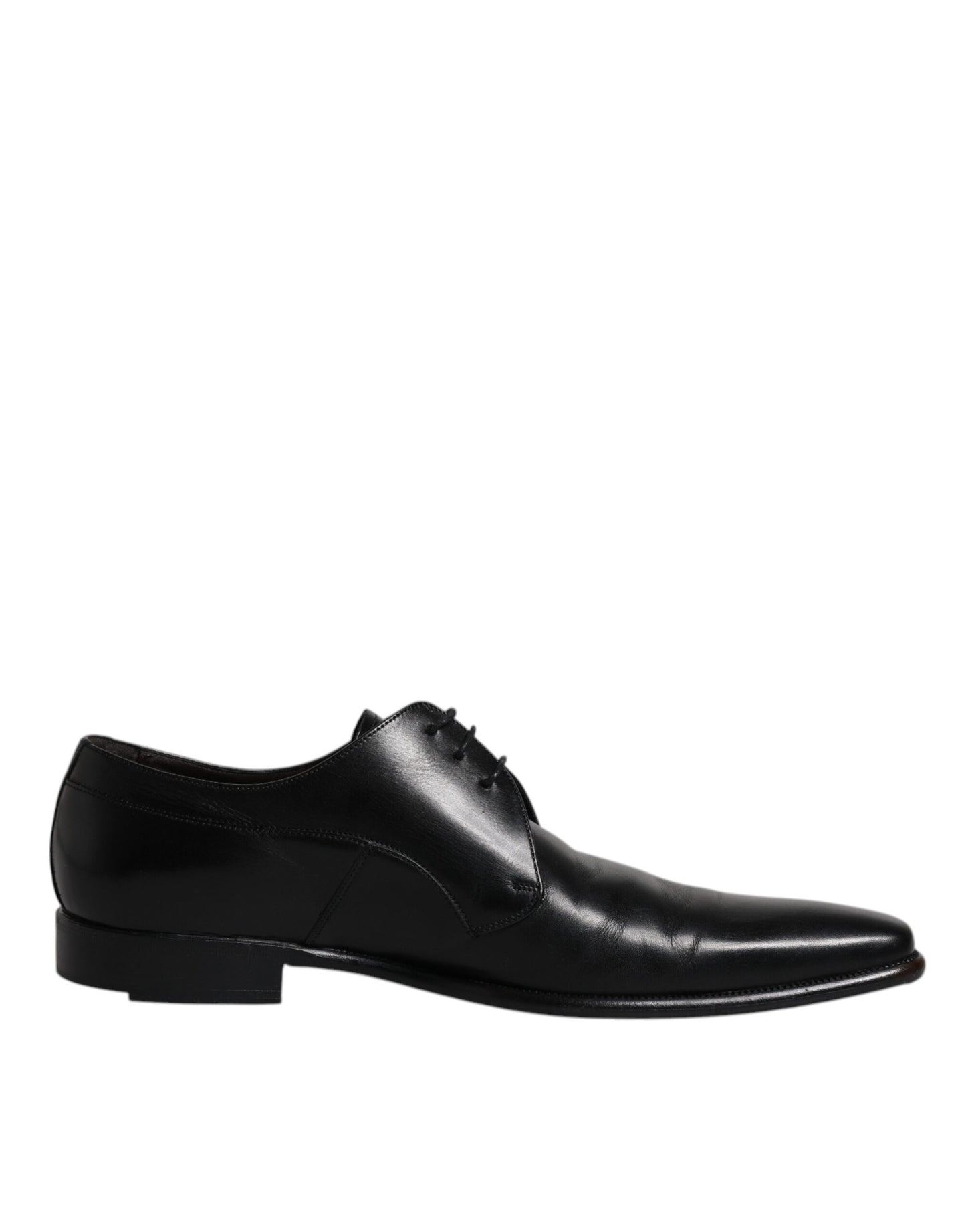 Dolce & Gabbana – Derby-Schuhe aus schwarzem Leder für Herren