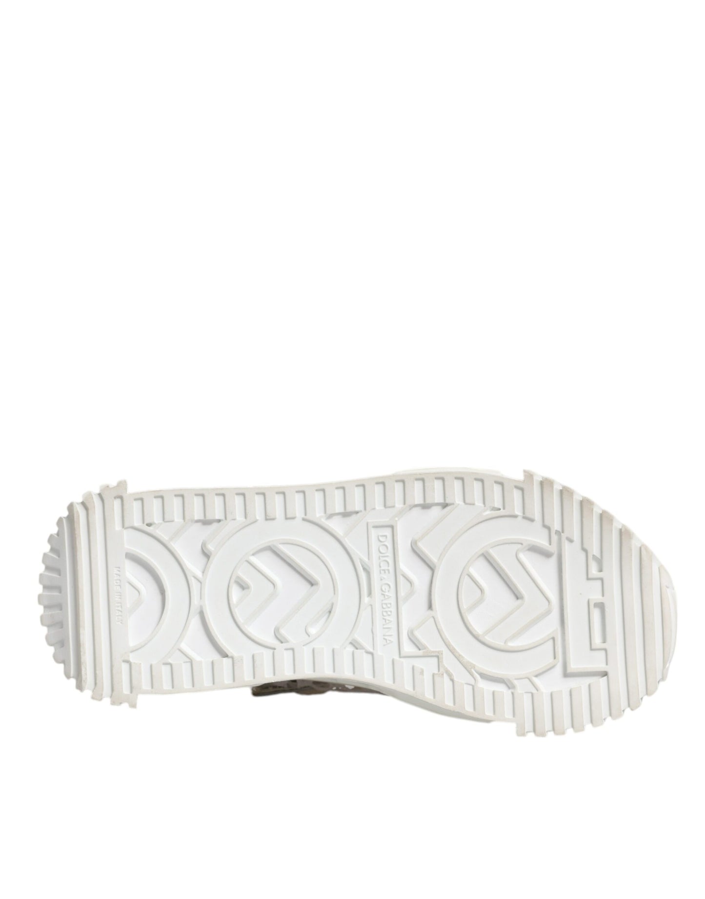 Dolce & Gabbana – Weiße Mesh-NS1-Sport-Sneaker mit niedrigem Schaft