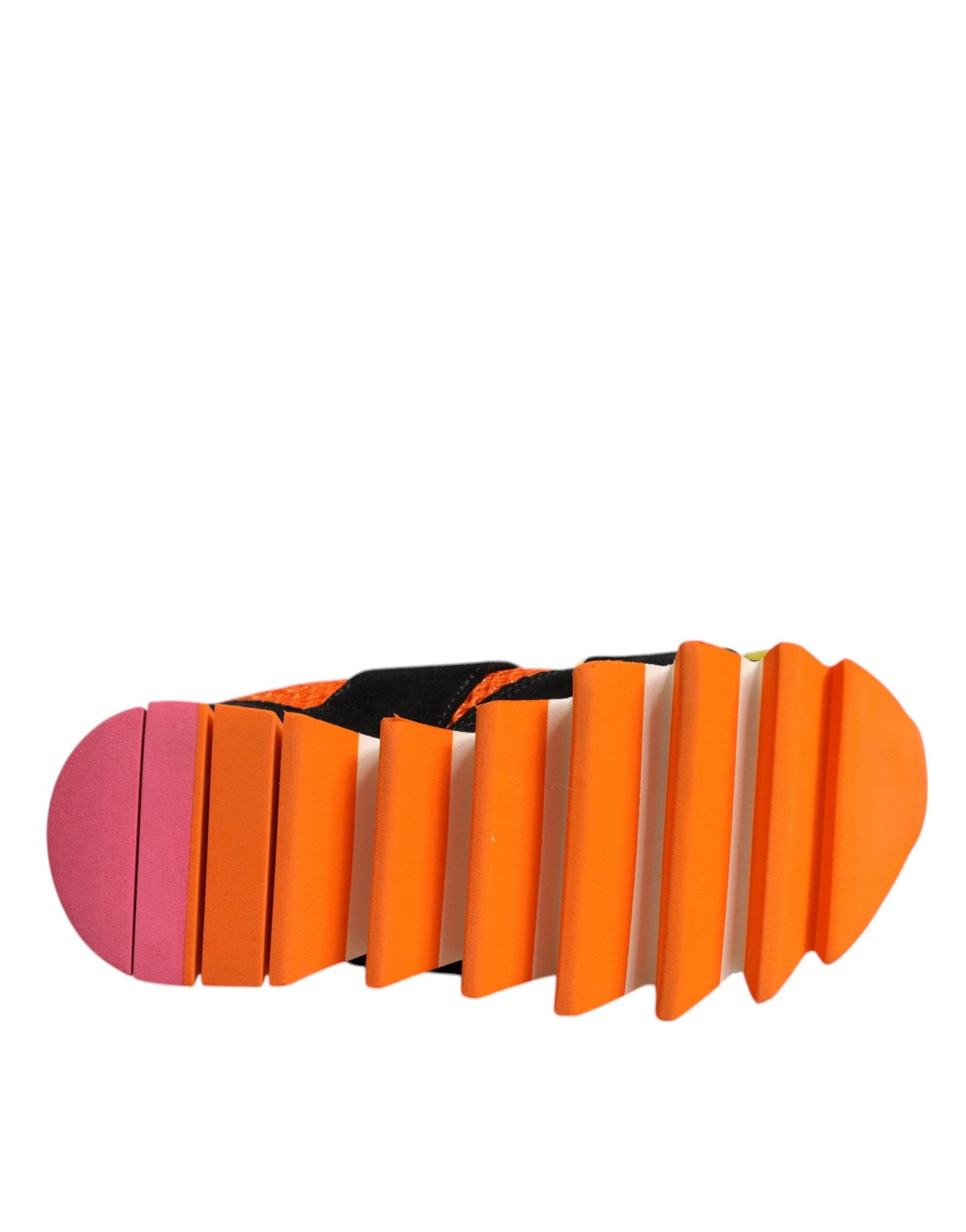 Dolce & Gabbana – Mehrfarbige Sneakers mit Pelzverzierung