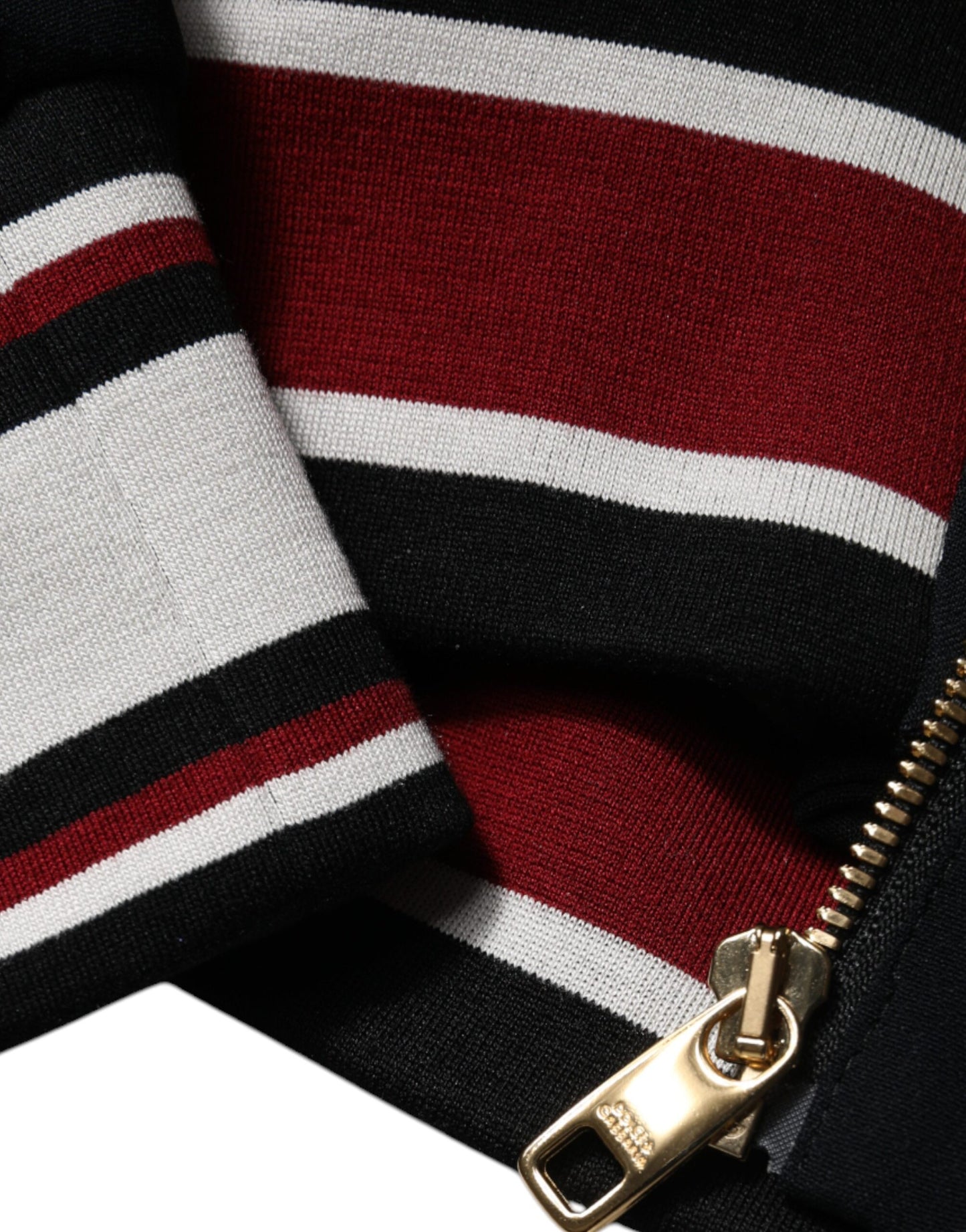 Dolce & Gabbana – Schwarzes DG King-Sweatshirt mit durchgehendem Reißverschluss