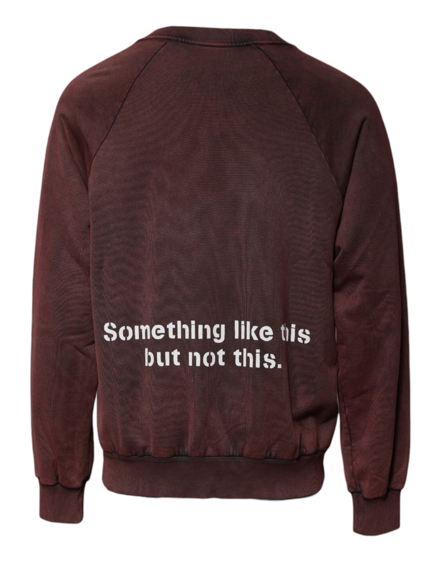 Brauner Pullover mit Rundhalsausschnitt und Logo von Dolce & Gabbana