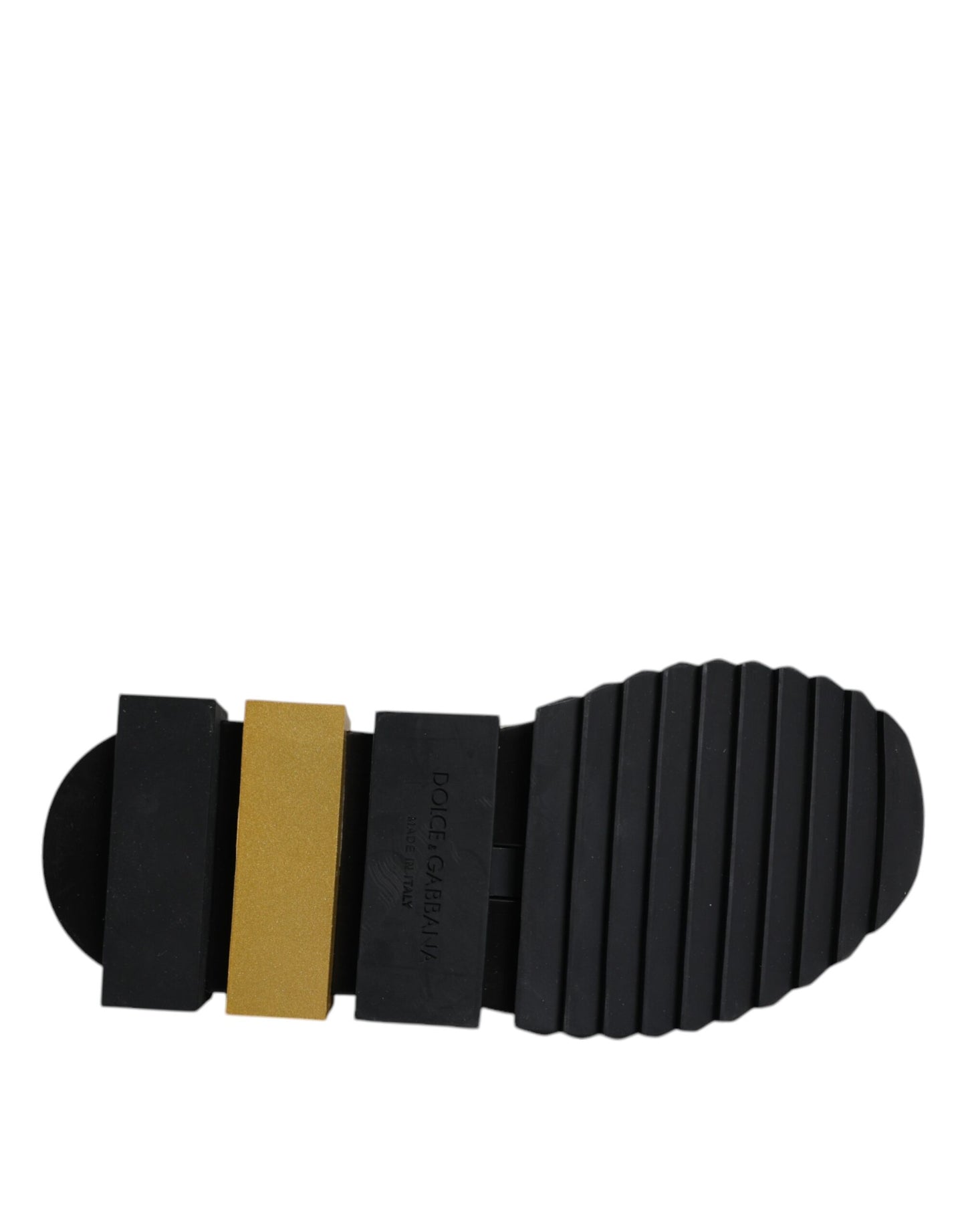 Dolce & Gabbana – Sorrento – Sneaker mit Glitzer und Leopardenmuster in Gold