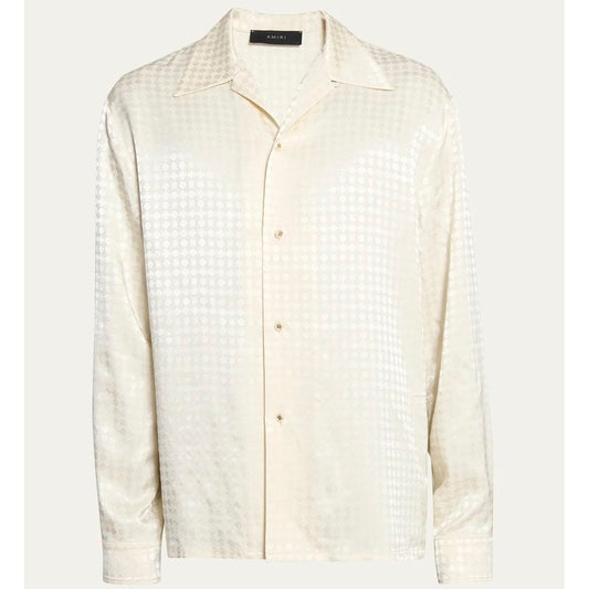 Camicia in Viscosa Bianca Amiri