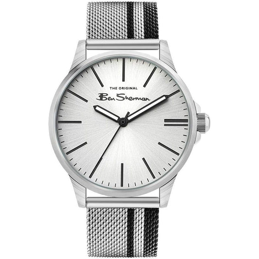 Montre en acier inoxydable gris Ben Sherman