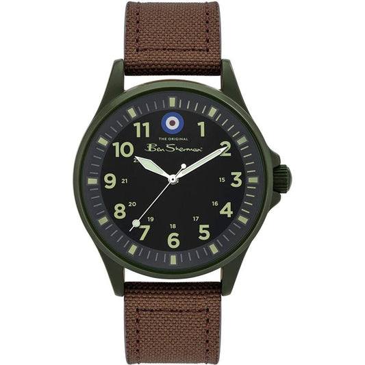 Montre en cuir marron Ben Sherman
