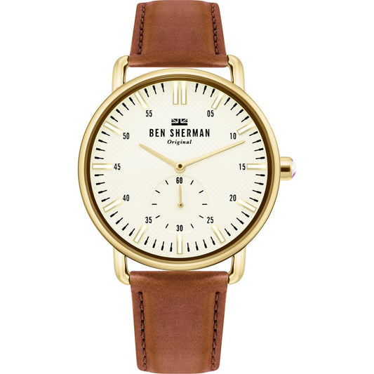 Montre en cuir marron Ben Sherman
