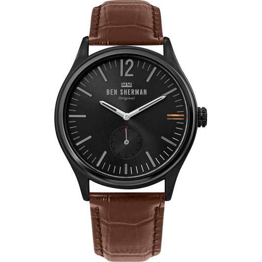 Montre en cuir marron Ben Sherman