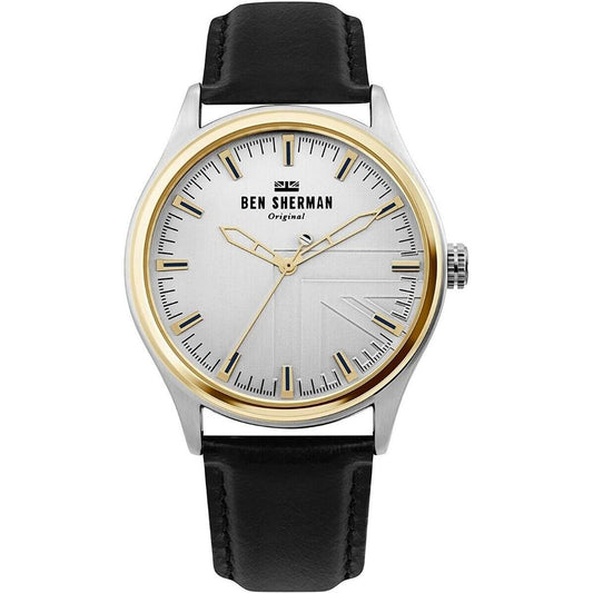 Montre en cuir noir Ben Sherman