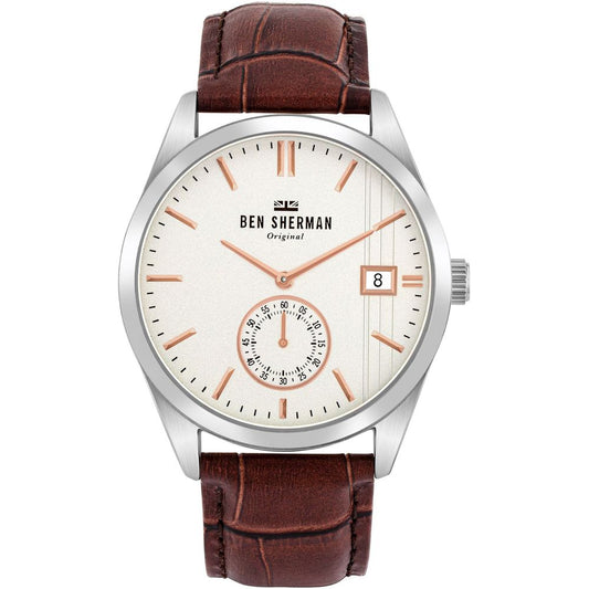 Montre en cuir marron Ben Sherman