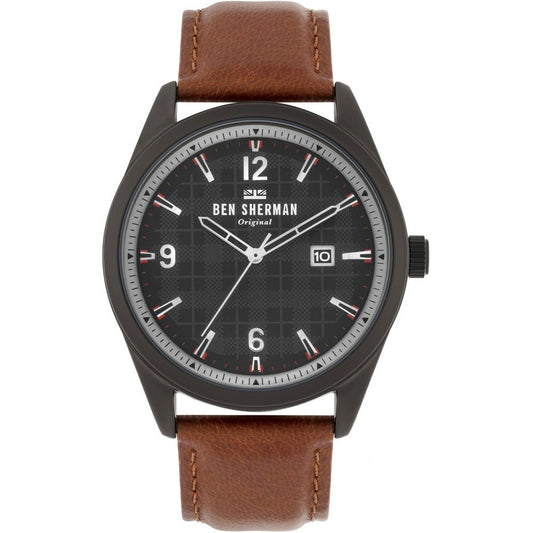 Orologio in pelle marrone Ben Sherman